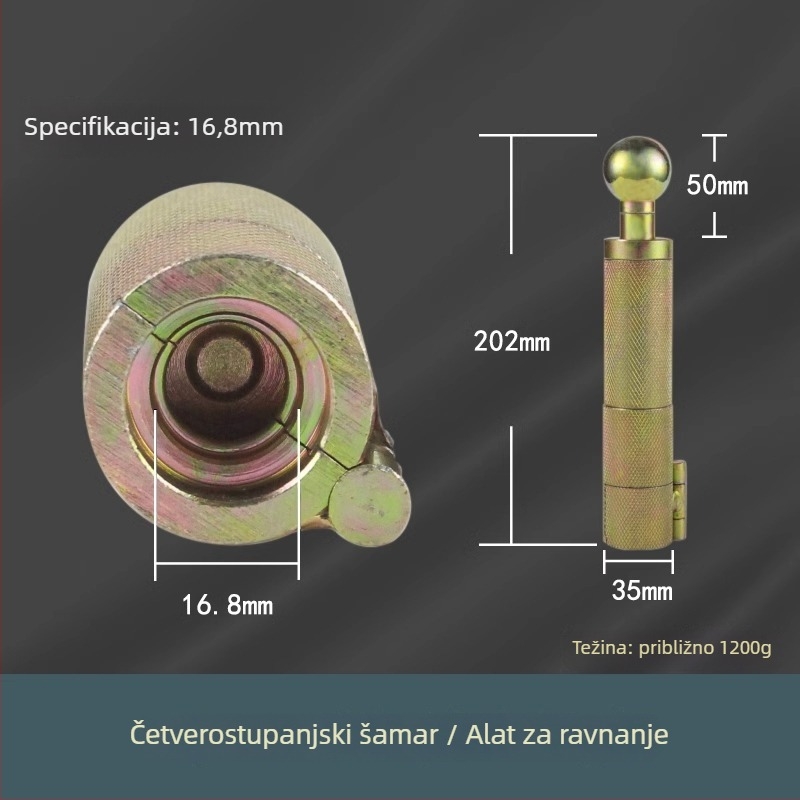 Nerđajući čelik – izravnavač plinovodnih cijevi, model Waver, Lingxuan, moderan stil