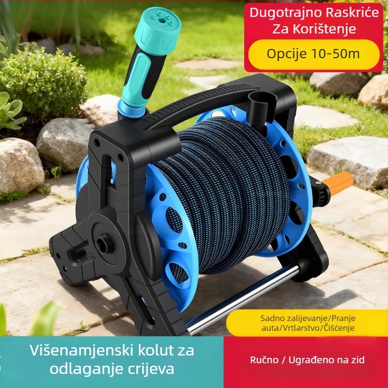 ABS set cijevi za pranje automobila — visokotlačan, lagan, otporan na eksploziju, podesiva mlaznica, uz mogućnost prilagodbe