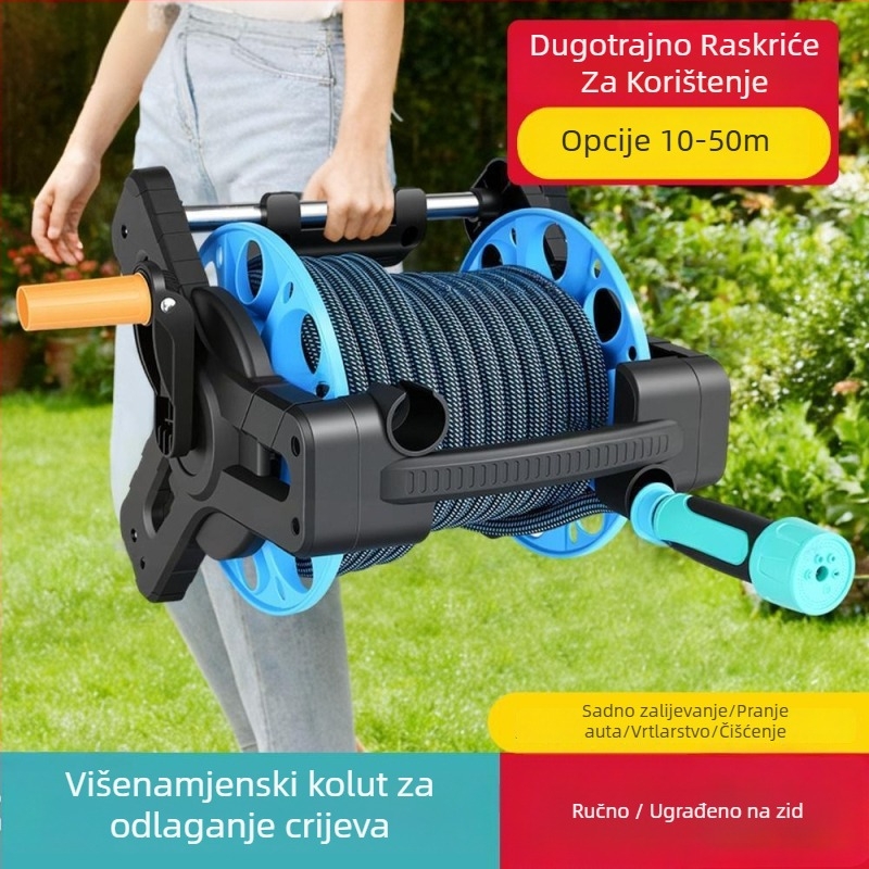 ABS set cijevi za pranje automobila — visokotlačan, lagan, otporan na eksploziju, podesiva mlaznica, uz mogućnost prilagodbe