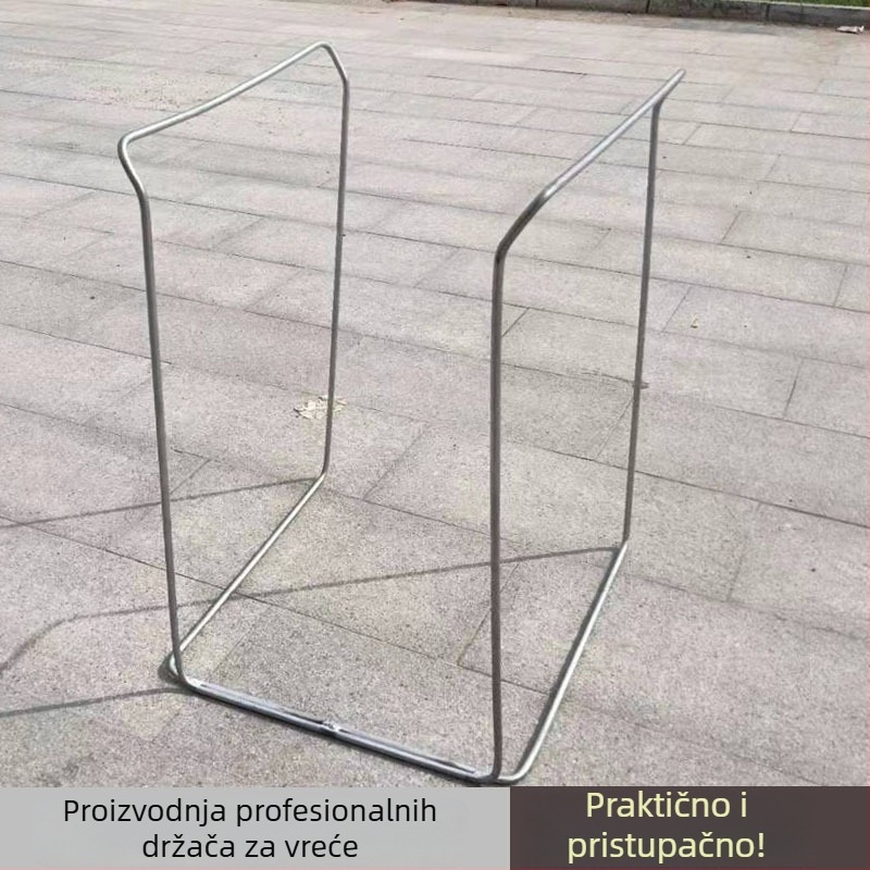 Ekspresni ambalažni stalak s okvirom za podršku torbi — metalna konstrukcija