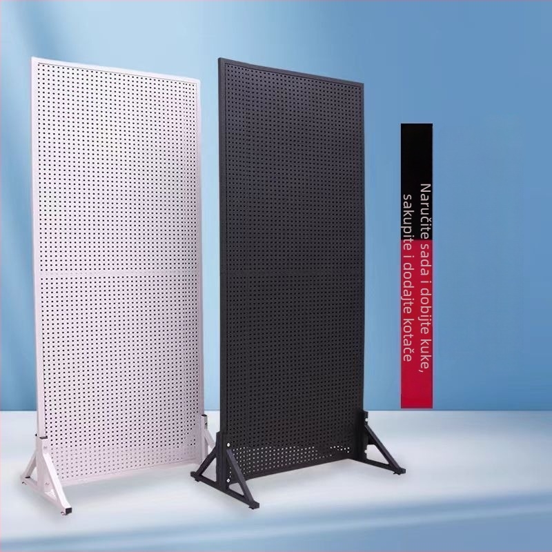 Vertikalni stalak za izlaganje s perforiranom pločom za nakit i kuhinjsku pohranu