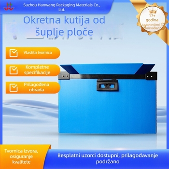 PP turnover kutija s antistatickim preklopnim poklopcem