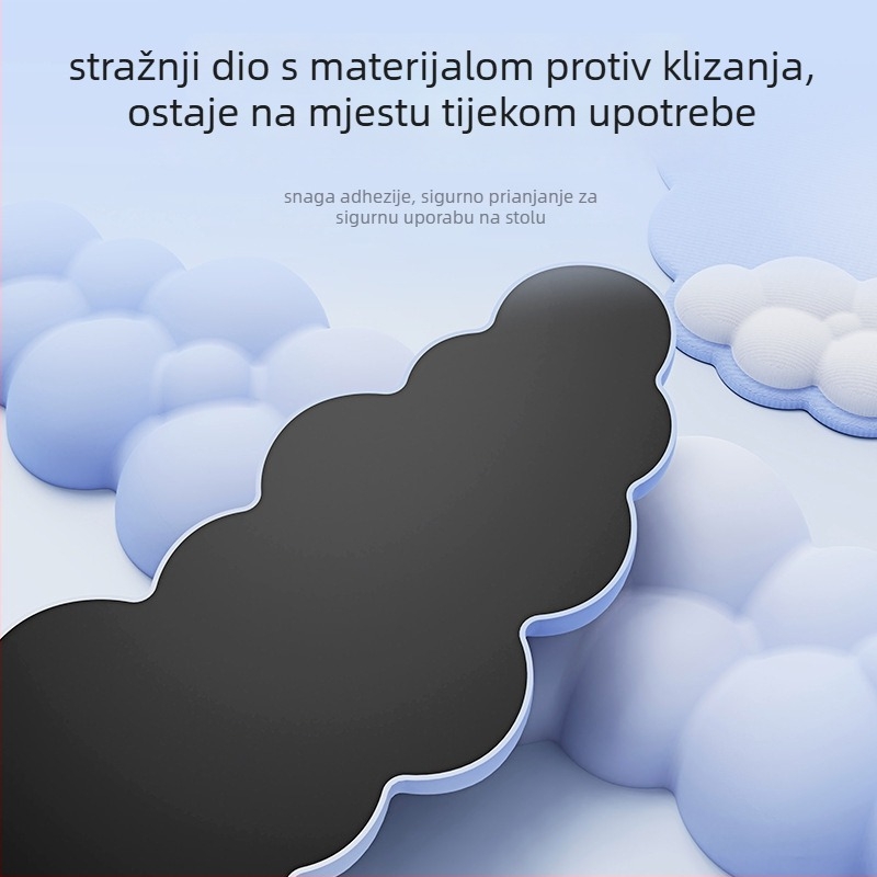 Podložka za zglob, dvostruka pjena (serija Cloud), otporna na habanje, za ured