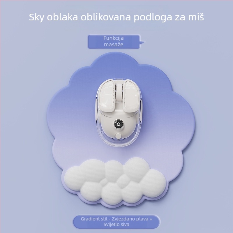 Podložka za zglob, dvostruka pjena (serija Cloud), otporna na habanje, za ured