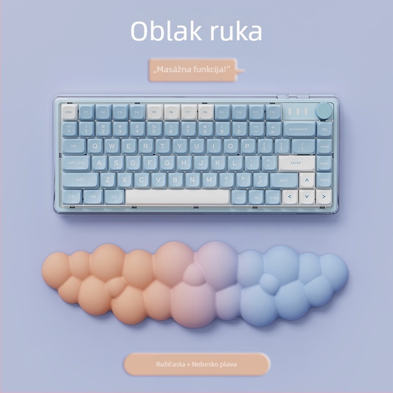 Podložka za zglob, dvostruka pjena (serija Cloud), otporna na habanje, za ured