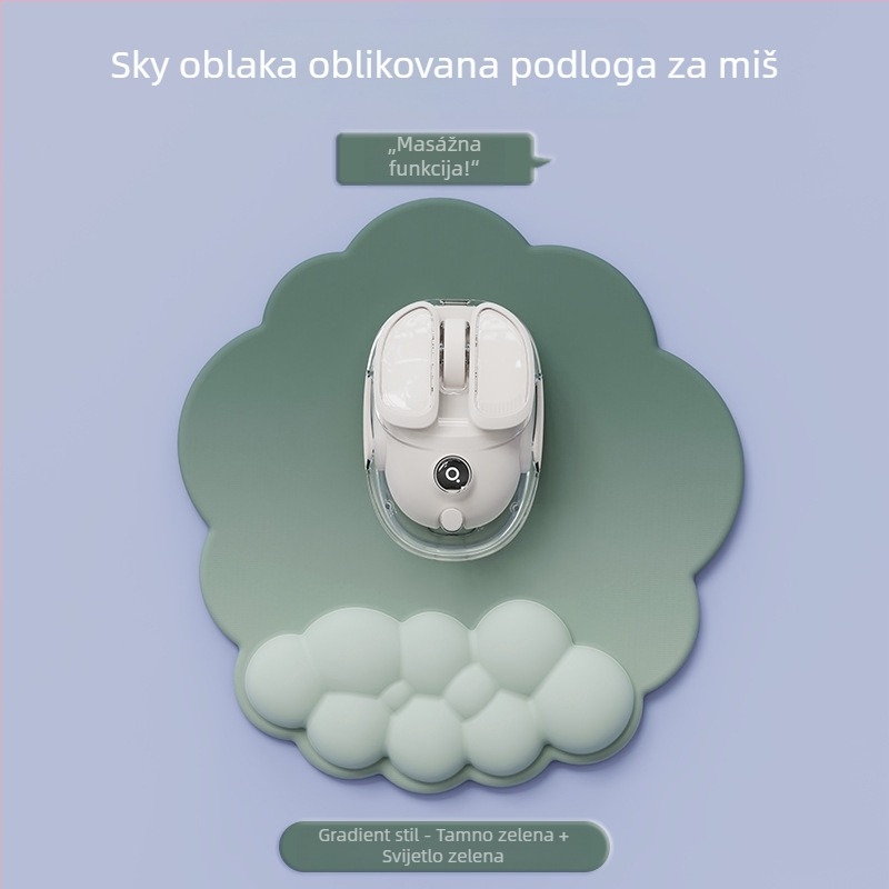 Podložka za zglob, dvostruka pjena (serija Cloud), otporna na habanje, za ured