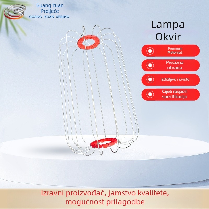 Stalak za lampu od nehrđajućeg čelika s otvorima, za festivalnu dekoraciju, prilagodljiv