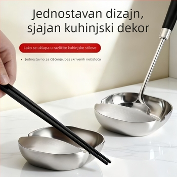 Nehrđajući čelik držač poklopaca lonaca, pojačani držač za žlice i špatule, kuhinjski stalak, organizator skladištenja