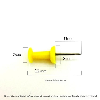 Plastični čavli za ručne radove na mekom drvetu, 500 komada