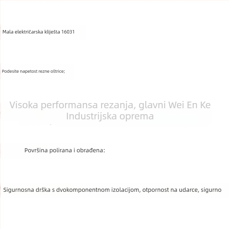 Izoliran kabelski rezač s diagonelnim otvorima, višenamenski kliješti za žice, Wienke, Power Construction model, artikal 4018, za rad uživo