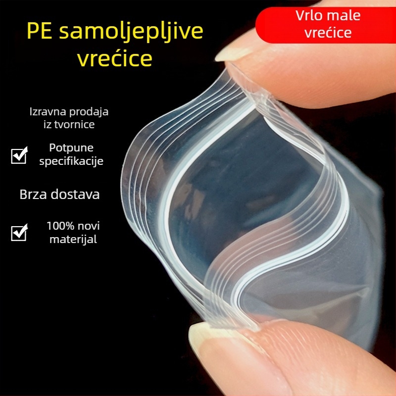 Samozatvarajuća PE vrećica za pohranu nakita i metalnih dijelova