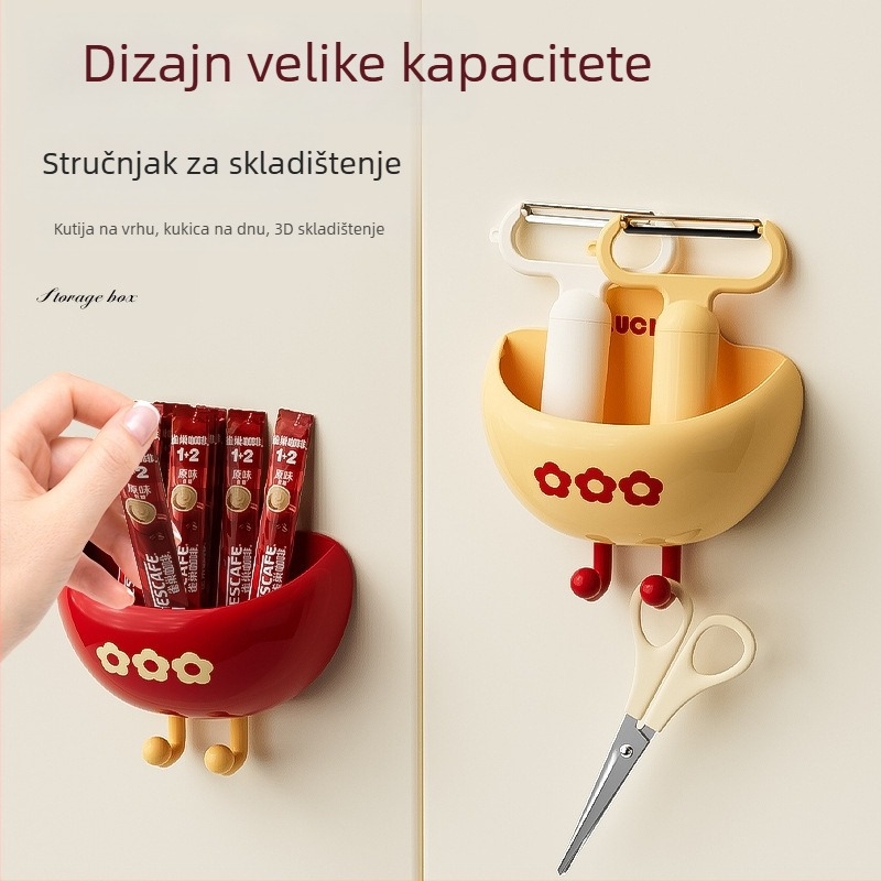 Magnetna kutija za pohranu u hladnjaku — vanjska bočna pohrana, PP materijal, organizator pohrane
