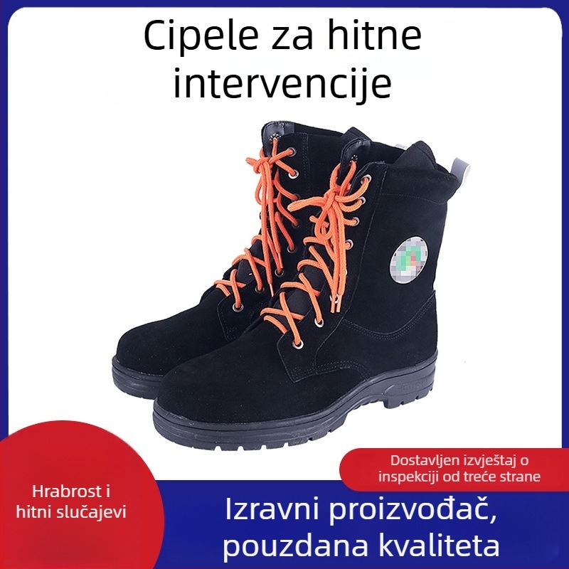 Visoke čizme za gašenje šumskih požara – otporne na plamen, otporne na probijanje, taktička zaštitna obuća za vanjske vježbe