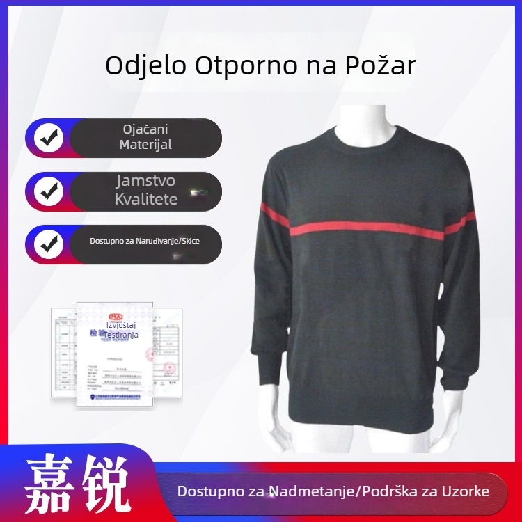 Zhaohao vatrootporni aramidni džemper za zaštitu od šumskih požara, sa statičkom zaštitom