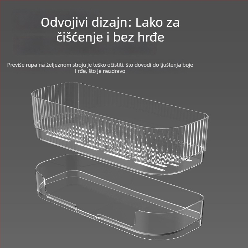 Stalak za pohranu uz kuhinjsku sudoperu – PE materijal, funkcija skladištenja, prilagodljiv s tiskom logotipa, lansiran 2025.9