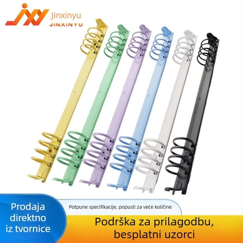 Metalni klips za bilježnicu s osam rupa | Model Tr212-8-20/17 | Materijal: Metal | Pakiranje: Karton | Marka: Gold Reputation