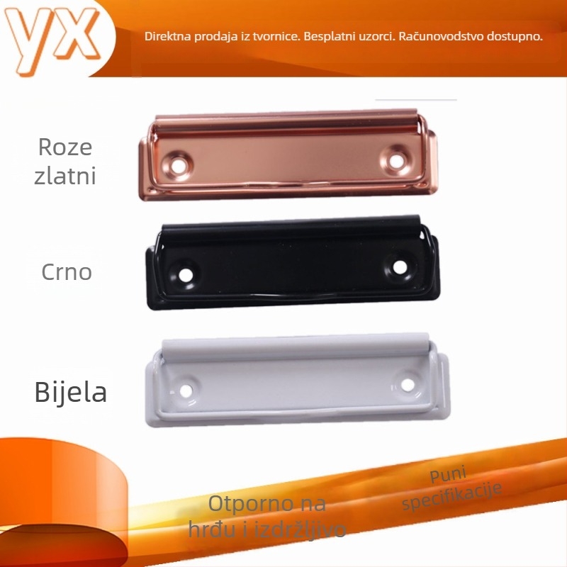 Youxin metalna pločna stezaljka, model A1C, pogodna za fascikle, recepte i foto-albume.