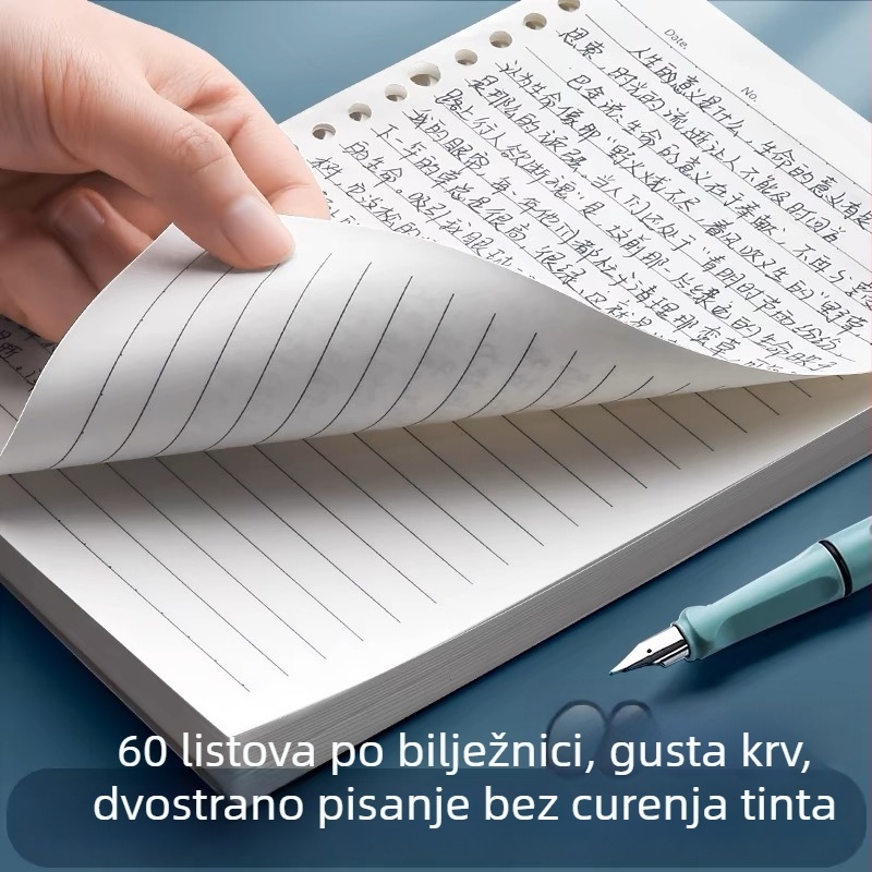 Autonomy Refill za blok s 20–26 rupa — 60 listova, 80 g papir, mrežaste unutarnje stranice