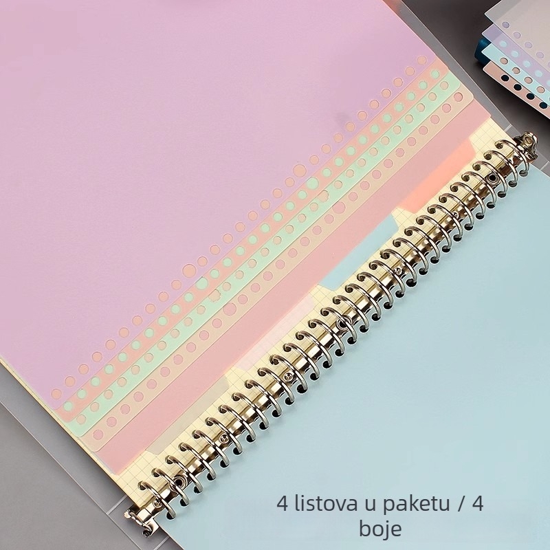 SY 1245 Folder za razdjelnike s 20-26 rupama, plastične unutarnje stranice, 4 listovi