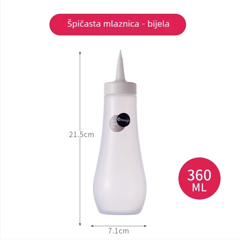 Plastična boca za istiskivanje s oštrim vrhom – za umake i dresinge, Inomata, pakiranje 180 kom.