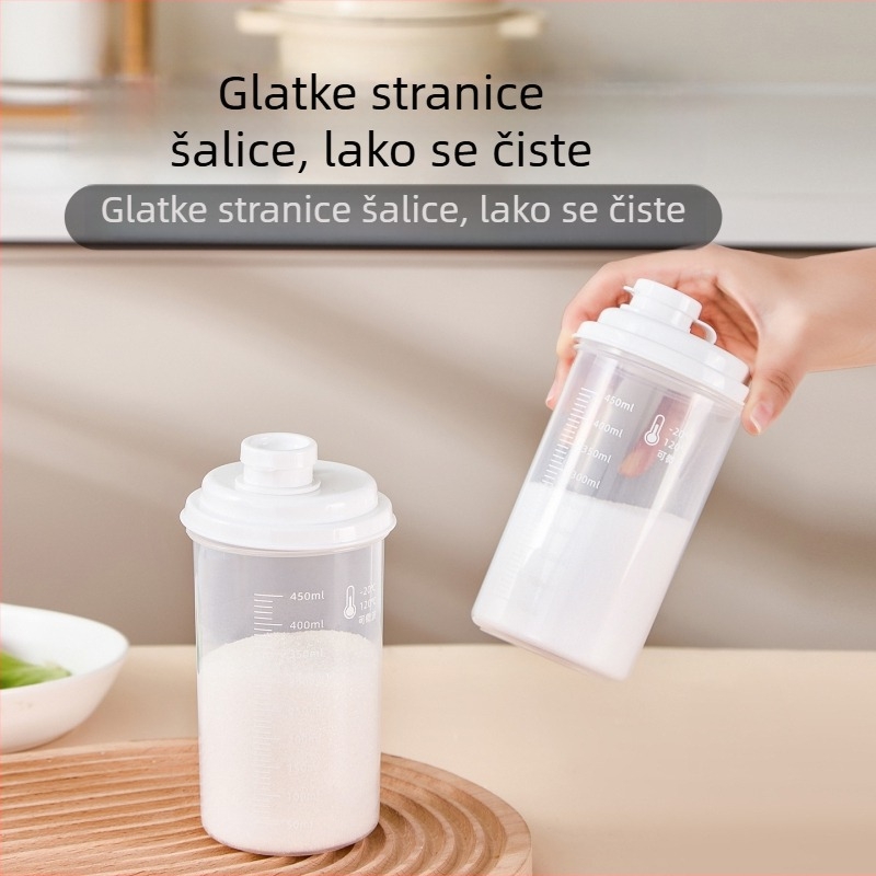 Tuoxiang Plastična posuda za pohranu s hranom, hermetičkim zatvaranjem, za šećer, brašno i škrob (japanski stil)