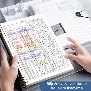 Think Forward A5 Zamjenski core za listove s mrežom i vodoravnim linijama, Dowling papir, 26/20/30 rupe