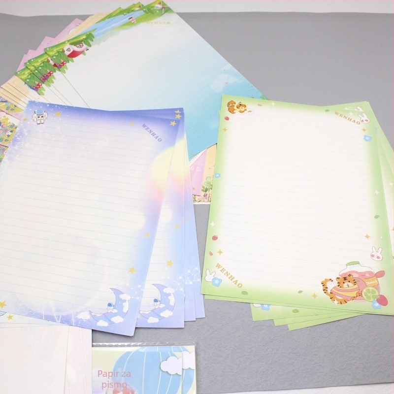 A4 ispisani papir za pisma – Huiyang, papir od drvne pulpe, stil: ispisani papir za pisma, bez logotipa, bez prilagodbe