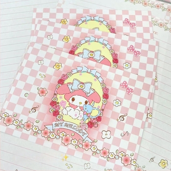 Set pisama i kuverti sa prozorom, romantičan ručno pisan poklon za Valentinovo, Model broj 3/b6, papir