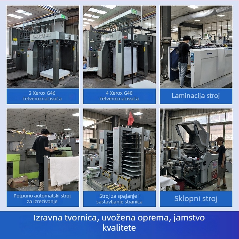 Green City Printing paket uredskog papira za korešpondenciju sa stilom knjige, otisom logotipa i prilagodbom