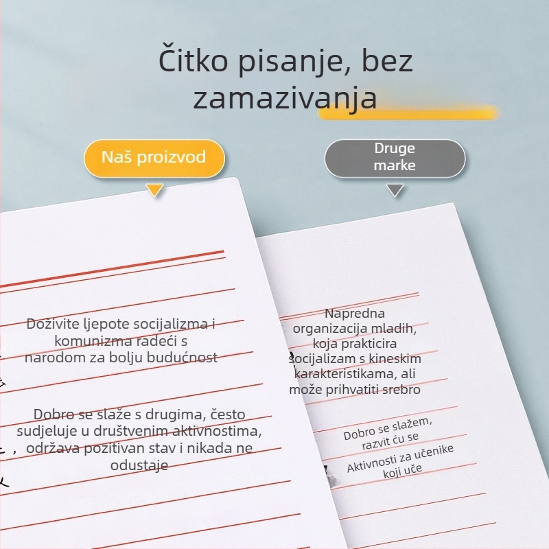 Set papirnog pisma u stilu omotnice, lagani papir, 16K, za ručno pisane prijave