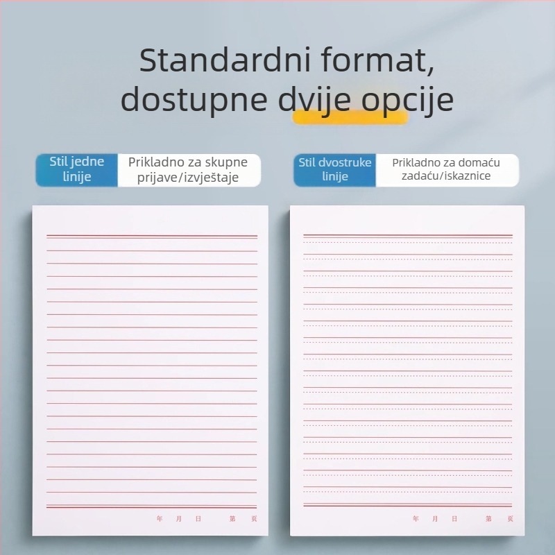 Debeli papir za pisanje za molbe za članstvo u stranci — BM-XFB, stil kineske kuverte
