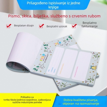 Prilagođeni poslovni dopisni papir s logotipom — Materijal: offset papir, papir za pisanje; Model: Prilagođeno; Stil: Prilagođavanje dopisnog papira; Šifra proizvoda: 658; Tisak logotipa: dostupan
