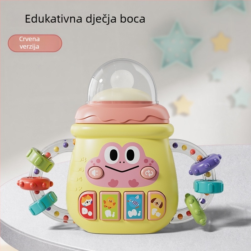 Interaktivna beba igračka s glazbom i svjetlima, dizajn za držanje u ruci, edukativna i napajana baterijom