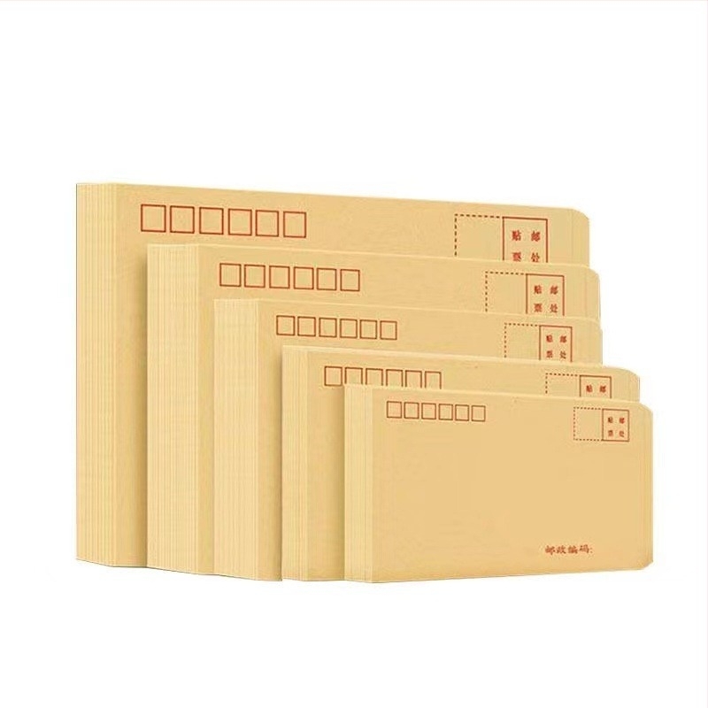 Koverte od debelog Kraft papira, marka Shuangbo, kineskog stila, s logom OK, više modela