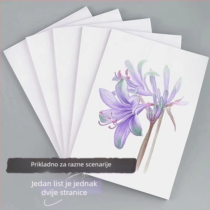 Prazna bilježnica, 30 listova, offset papir, bez korice, prilagođeno tiskanje logotipa, prilagođena obrada