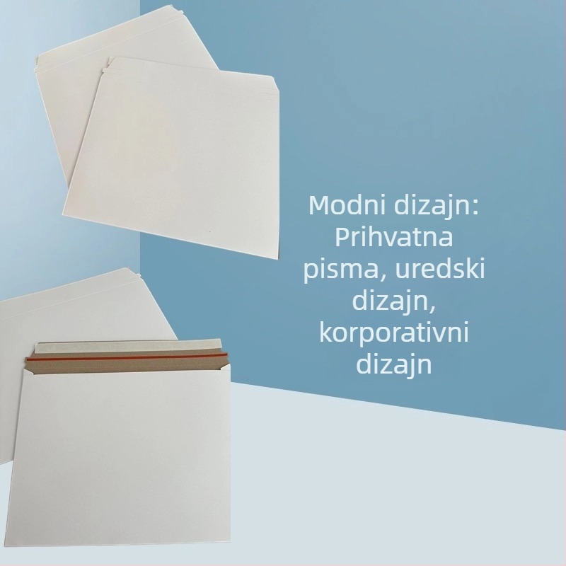 Ekspresni omot za dokumente - kartonski materijal, mogućnost tiskanog logotipa, prilagodba dostupna, šifra proizvoda 004