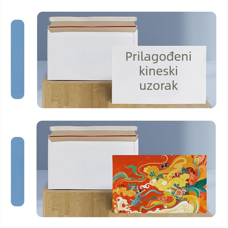 Ekspresni omot za dokumente - kartonski materijal, mogućnost tiskanog logotipa, prilagodba dostupna, šifra proizvoda 004