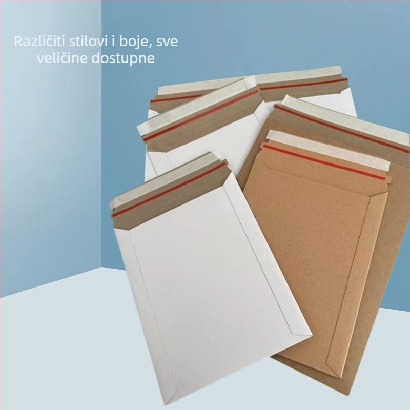 Ekspresni omot za dokumente - kartonski materijal, mogućnost tiskanog logotipa, prilagodba dostupna, šifra proizvoda 004