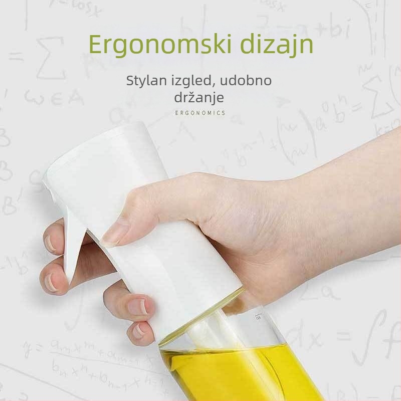 Bočica za raspršivanje ulja, CX marka, plastična, kuhinjska upotreba, pritiskom raspršuje ulje