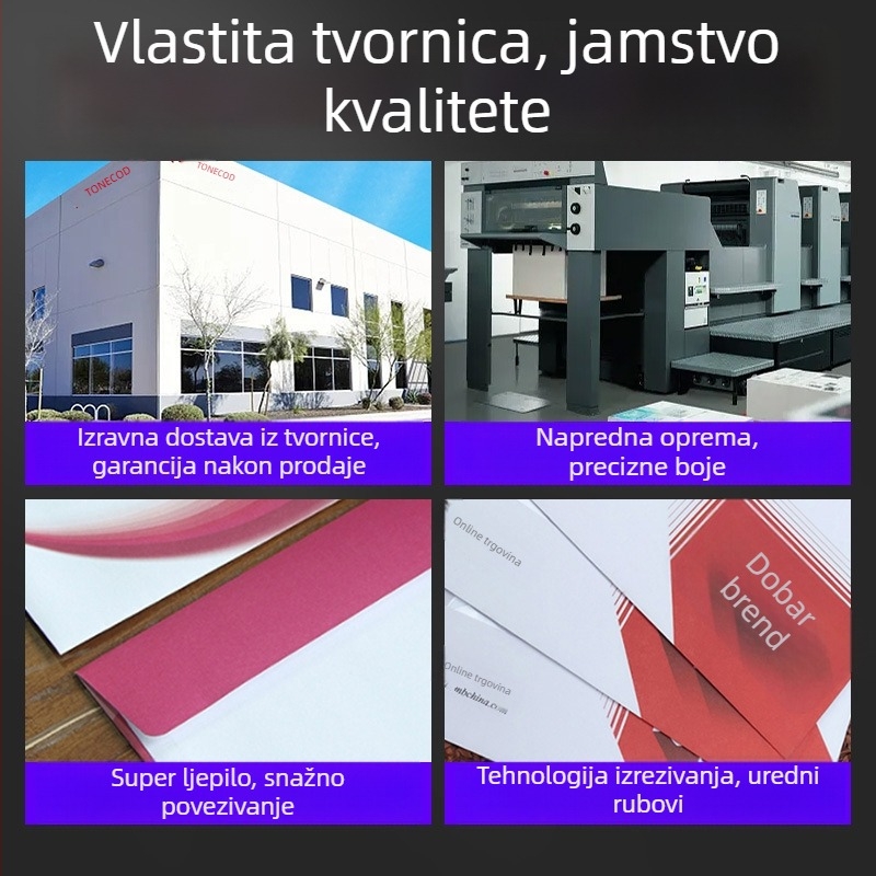 Vok zapadnog stila, debeli dizajn, tiskanje logotipa, prilagodba po narudžbi, 120 g dvostruki offset papir, modeli 1,2,3,5,6,74,8,9