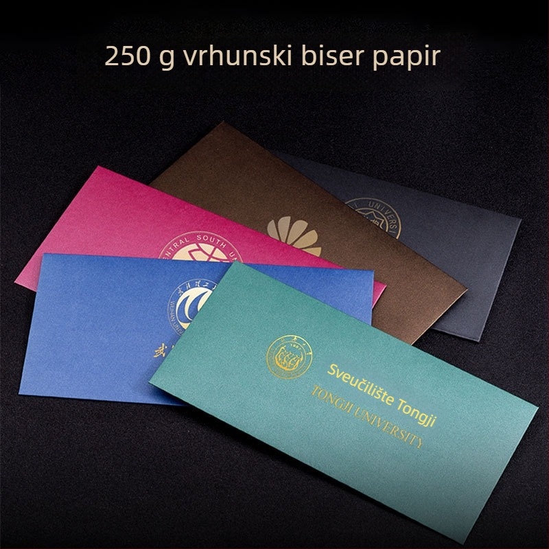 Prilagođene kraft kuverte za PDV dokumente, vruće utiskivanje, kineskog stila dizajn