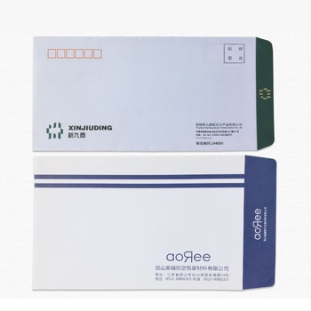 Prilagodljivi kovert s logotipom i offset štampom na papiru, četvrtasto dno vrećice; materijali: dvostrani offset papir, kraft papir, dvostrani bakar papir