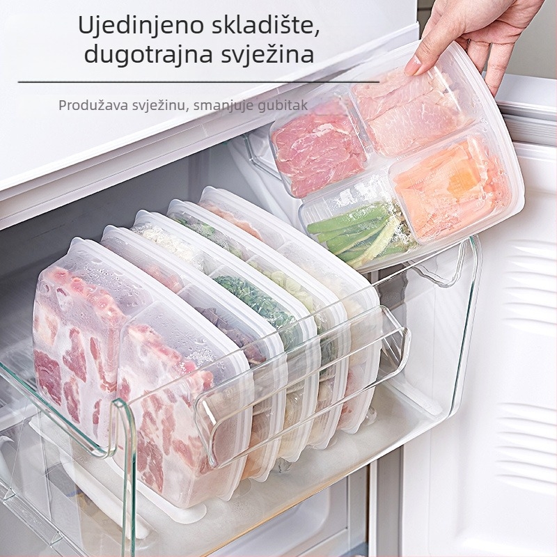 Kutija za skladištenje u hladnjaku — japanskog stila, prozirni plast, Star marka, za skladištenje i očuvanje.