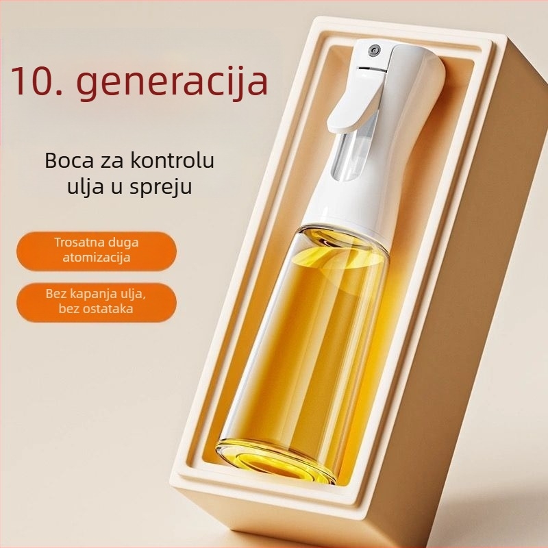Spray boca za ulje za air fryer, kućna upotreba, neprekidan mlaz visokog tlaka