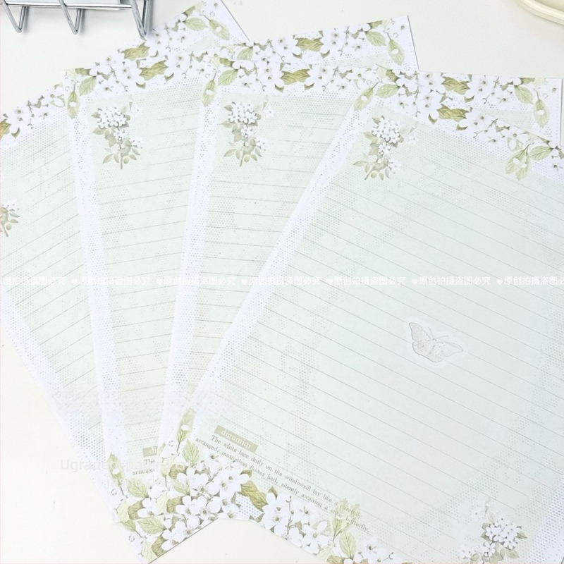 Jasmin set papira s omotnicama – ručno pisane poruke, kreativne čestitke za romantične trenutke