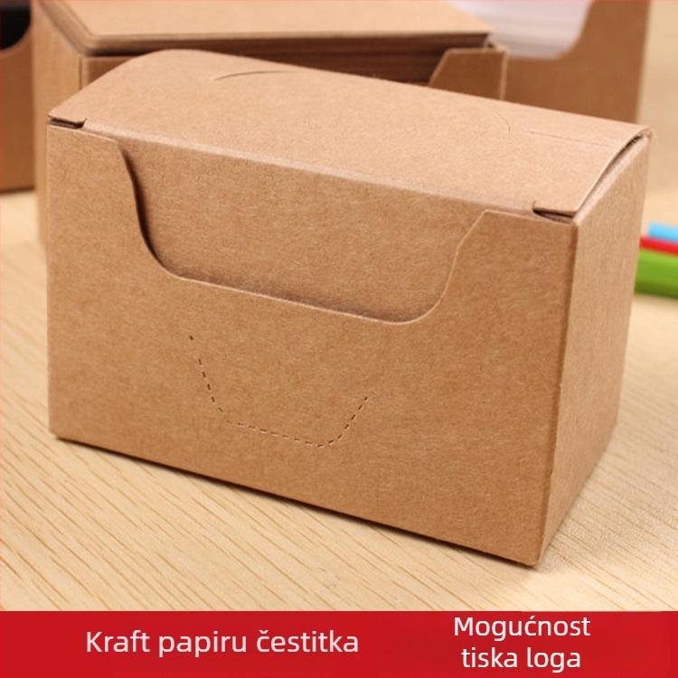 Prazne kartice s riječima, 100 kom., 350 g/m², DIY, zaobljeni kutovi