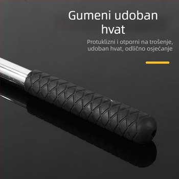 Nehrđajući čelični alat za kopanje u moru, ribolov na ledu i uklanjanje vodene vegetacije, s mrežastim košom; Brand Longevity Bird; Materijal: Nehrđajući čelik