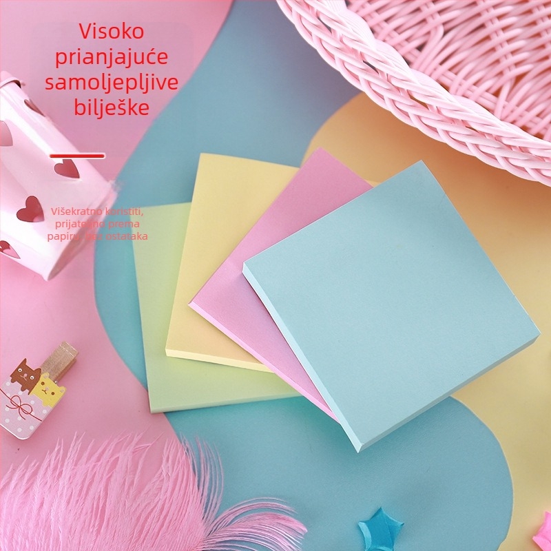 Post-it bilješke, pravokutne, 100 listova, 43 g, Ljepljivo: Da