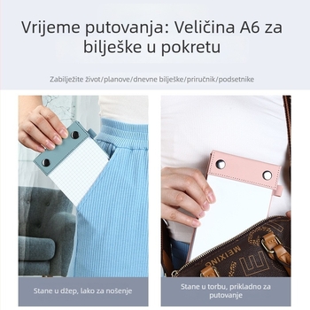 Wenhua prenosni bilježnica s listovima za otkidanje, papir za zamjenu, stil Paper brick