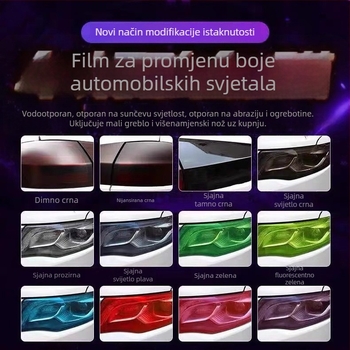 Innocence naljepnica za automobilske svjetla, ljepilo, jednobojna, prilagodljiva